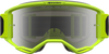 ALPINESTARS GOGGLES Vision 5 Rora Goggle 5101927-1744, Yellow Fluo/Black with Silver Mirror Lens