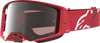 Alpinestars Youth Vision Vesta Goggle 5140127-3231 – Red Fluo/Chrome, Silver Mirror Lens