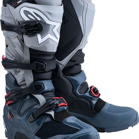 Alpinestars Tech 7 Enduro Drystar Boots Dark Gray/Red US 13 / EU 48 - 2010526-9339-13