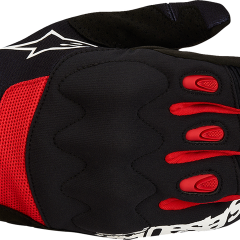 Alpinestars Techdura Gloves Black/Bright Red Small 3564524-1303-S