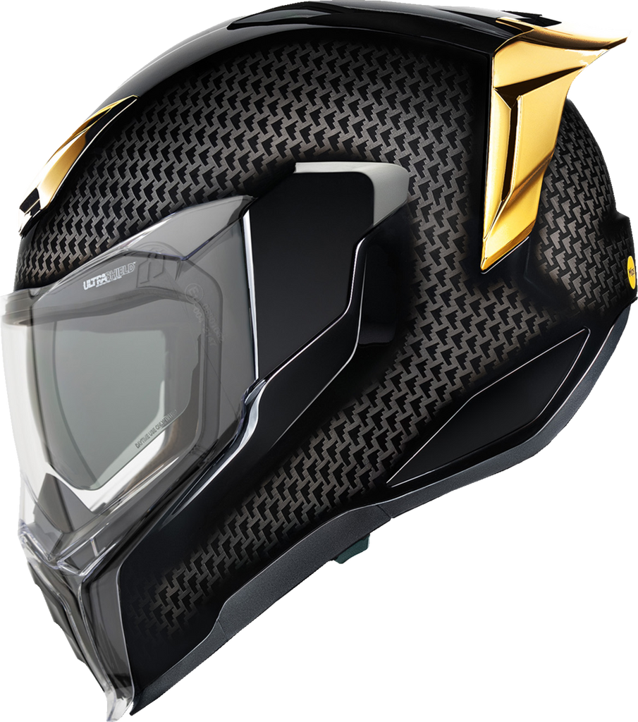 ICON Ultraflite Carbon MIPS Helmet with Gold Finish, XS - 0101-20641