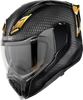 ICON Ultraflite Carbon MIPS Helmet with Gold Finish, Large – 0101-20644