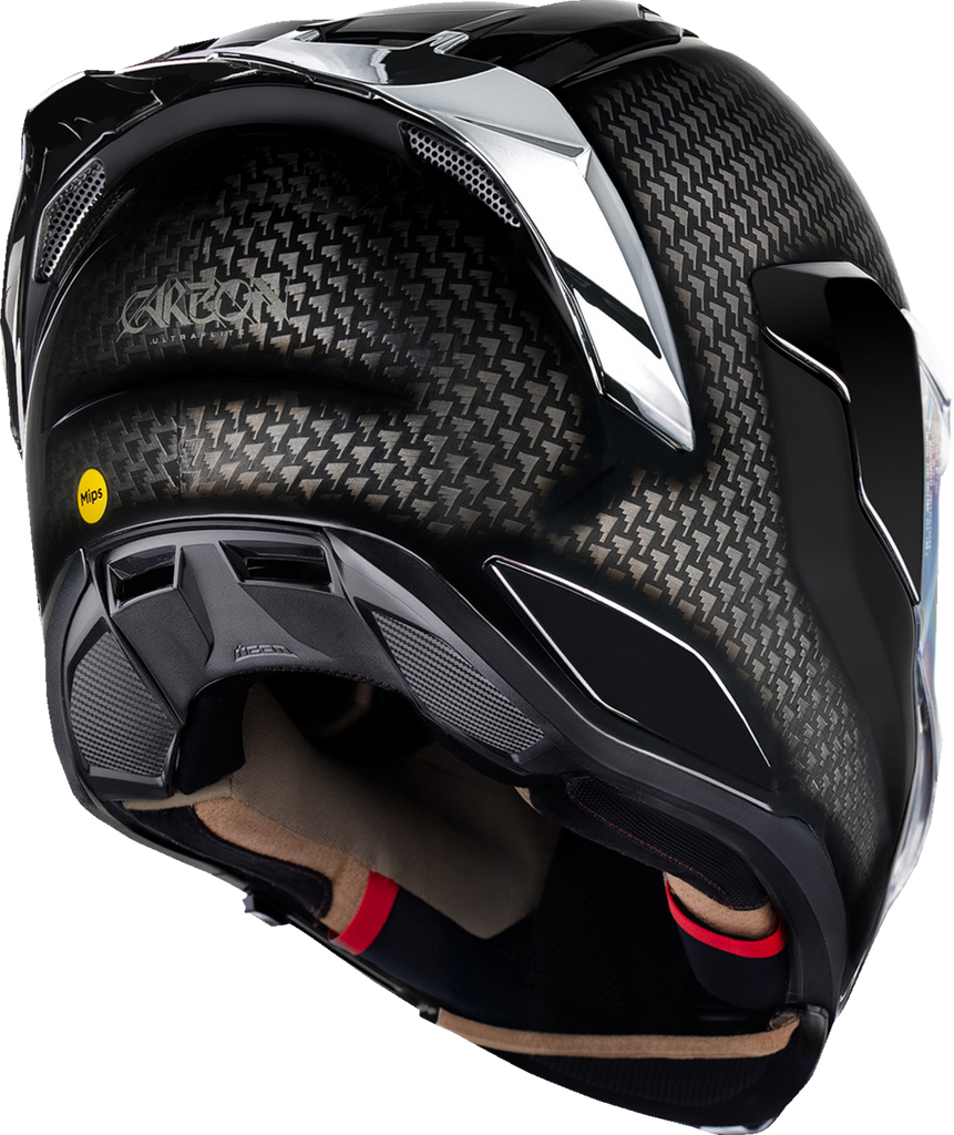 ICON Ultraflite Carbon MIPS Helmet Silver Medium 0101-20636