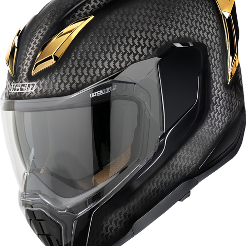 ICON Ultraflite™ Carbon MIPS® Helmet with Gold Finish, Medium - 0101-20643
