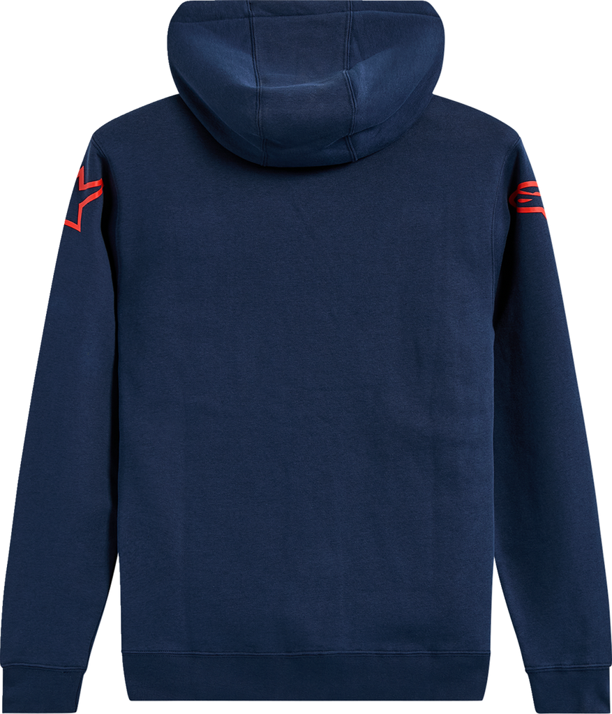 Alpinestars Velocifer Pullover Hoodie, Navy, Large – 1236-5281210-70-L