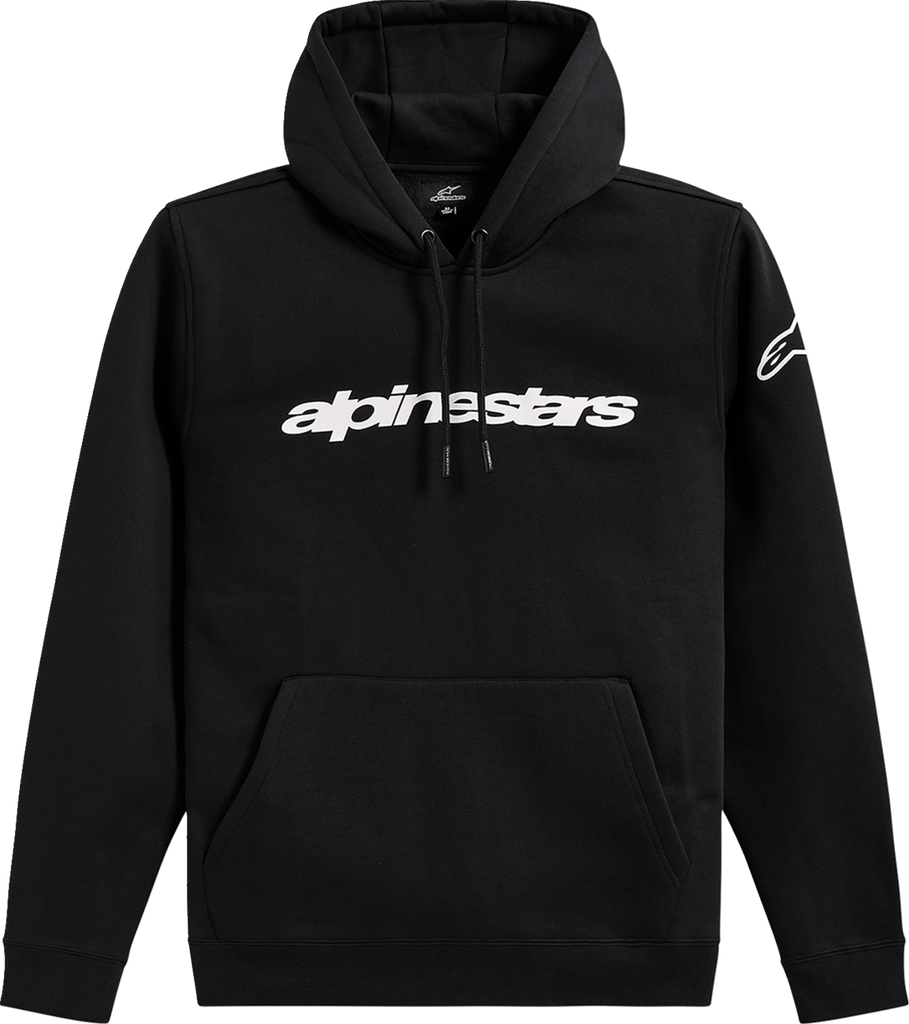 Alpinestars Race Wordmark Pullover Hoodie Black/White Medium 1236-52814-1020M