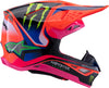 S M10 Deegan Helmet Orng Flo/Prpl/Pnk Fluo 2x