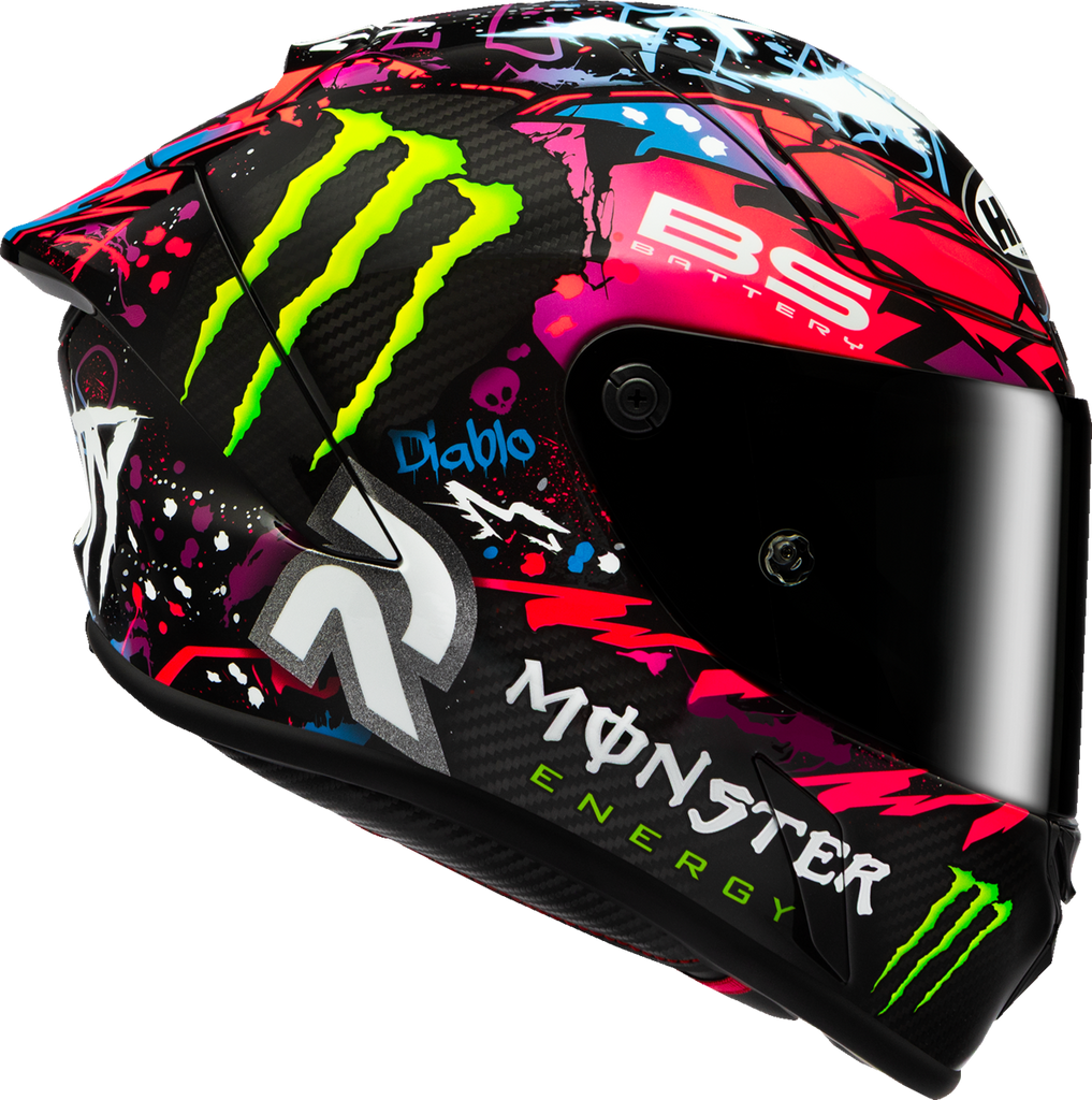 HJC RPHA 1N V2 Carbon Funky Diablo MC8 Helmet, 2XL - FB27NUS8108V