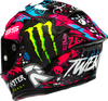 HJC RPHA 1N V2 Carbon Funky Diablo Helmet, MC8, Large – FB27NUS6108V