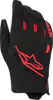 Alpinestars Faster V3 Plasma Drystar Gloves Black/Fluo Red Small 3560227-1030-S