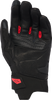 Alpinestars Faster V3 Plasma Drystar Gloves Black/Fluo Red Small 3560227-1030-S