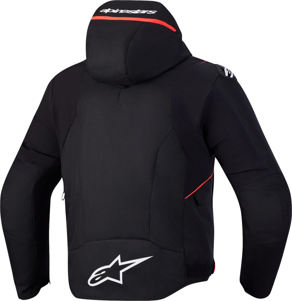 Alpinestars Zaca V2 Waterproof Jacket Black/Red Fluo XL 3201127-1030-XL
