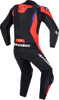 Alpinestars Missile v3 1-Piece Leather Suit Black/Red Fluo/Purple, US 36 / EU 46