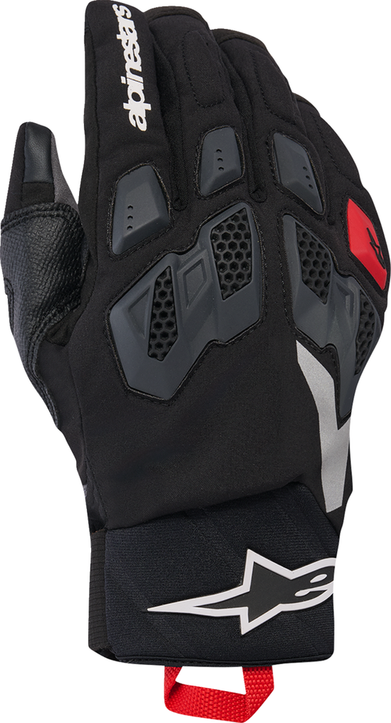 Alpinestars Maxdura Drystar Motorcycle Gloves, Black/Deep Gray, Small, 3520627-1614-S