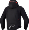 Alpinestars Zaca V2 Waterproof Jacket Black/Red Fluo Large 3201127-1030-L