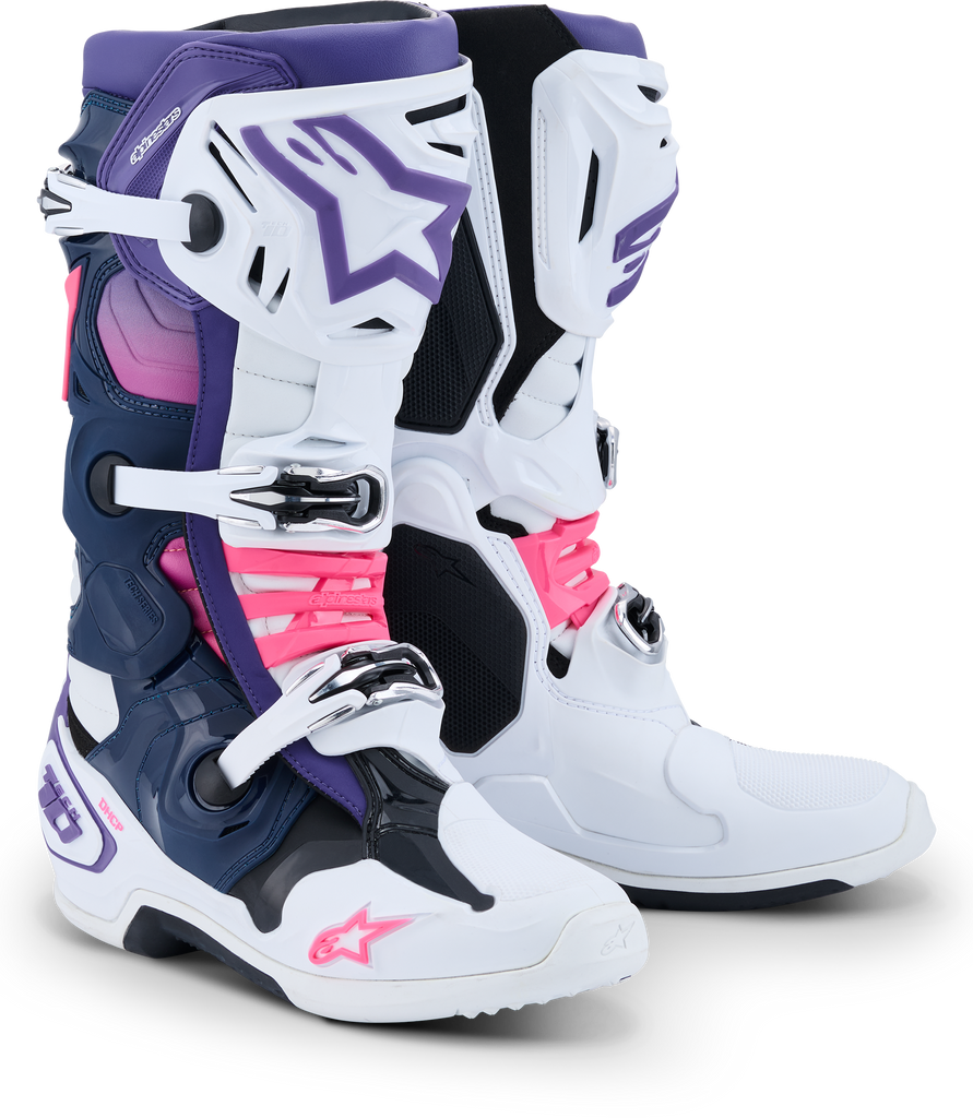 Tech 10 Wht/Violet/Nvy Bl/Pnk Fl 12