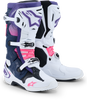 Tech 10 Wht/Violet/Nvy Bl/Pnk Fl 8