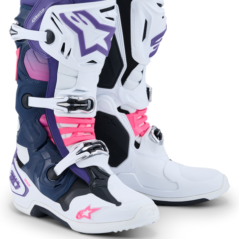 Tech 10 Wht/Violet/Nvy Bl/Pnk Fl 13