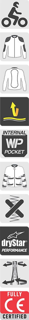 ALPINESTARS Yaguara Drystar? Jacket - Black/Gray - 3XL 3203218-1192-3X