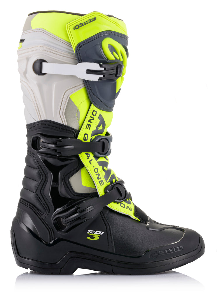 Tech 3 Boots Blk/Cool Grey/Ylw/Fluo Sz 06