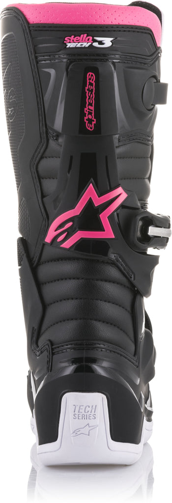 Tech 3 Stella Boots Black/White/Pink Sz 07