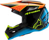 Sm3 Youth Fray Helmet Blk/Orng/Ylw Fluo Ys