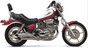 Blvd Slashcut Slip On Chrome Yam Virago 750/1100 84 99