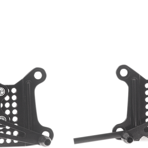 VORTEX Rearset - Black - ZX6RR RS406K