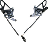 VORTEX Rearset - Black - Ducati RS198K