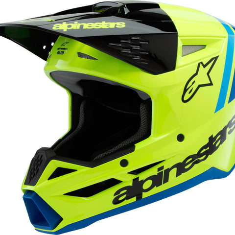 Sm3 Youth Radium Helmet Ylw Fluo/Blk/Blue Ys