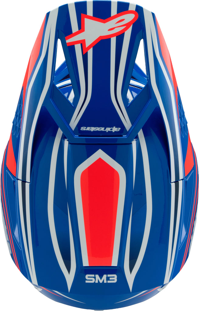Sm3 Youth Wurx Helmet Blue/Red/Wht/Blk Ym