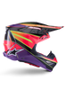 Supertech S M10 Era Helmet Pnk/Violet/Ylw Fluo Glossy Sm