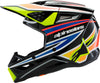 Sm3 Youth Wurx Helmet Blk/Ylw Fluo/Blue/Red  Yl