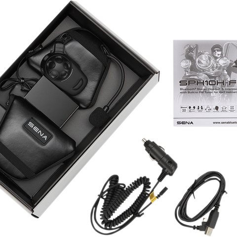 SENA SPH10H-FM Intercomm - Single SPH10H-FM-01