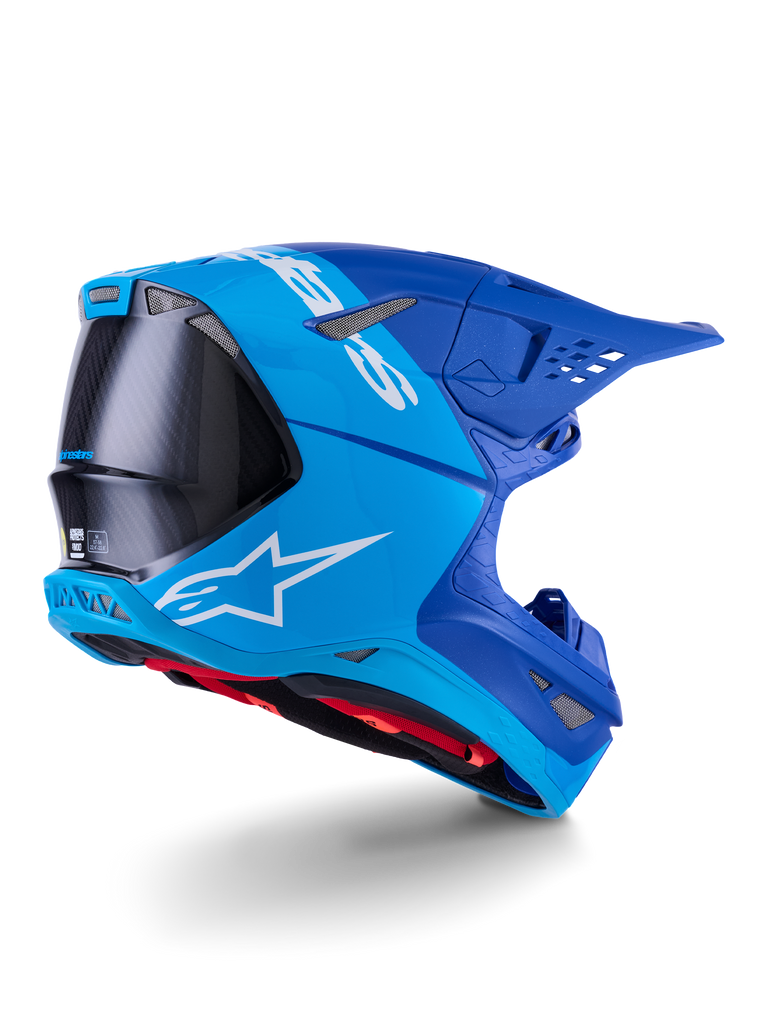 Supertech S M10 Flood Helmet Met Blu/Md Blu/Blk Crb M&G Xl