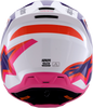 Sm3 Heat Helmet White/Purple/Pink Glossy Lg