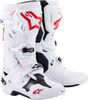 Tech 10 Supervented Boots White/Bright Red Sz 7