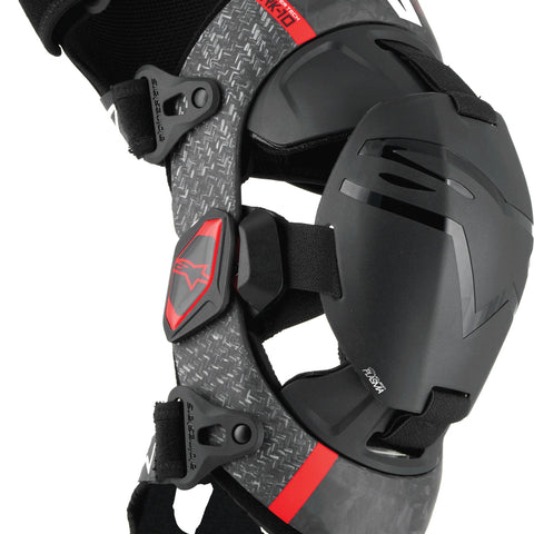 Supertech Rk 10 Plasma Knee Brace Black/Red Xl