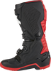 Honda Tech 7 Enduro Drystar Black/Bright Red Sz 6