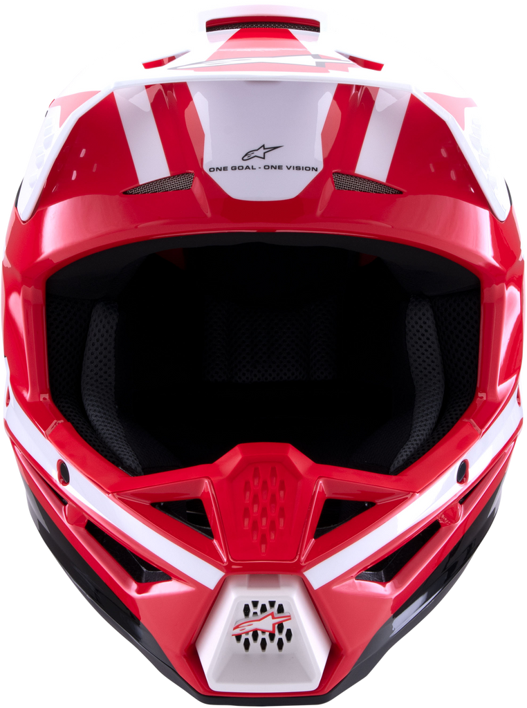 Sm3 Heat Helmet Red/White/Black Glossy Md