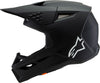 Sm3 Youth Solid Helmet Black Matte Ym
