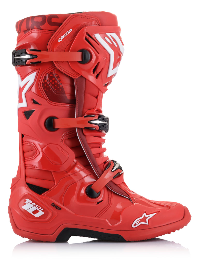Tech 10 Boots Red Sz 07