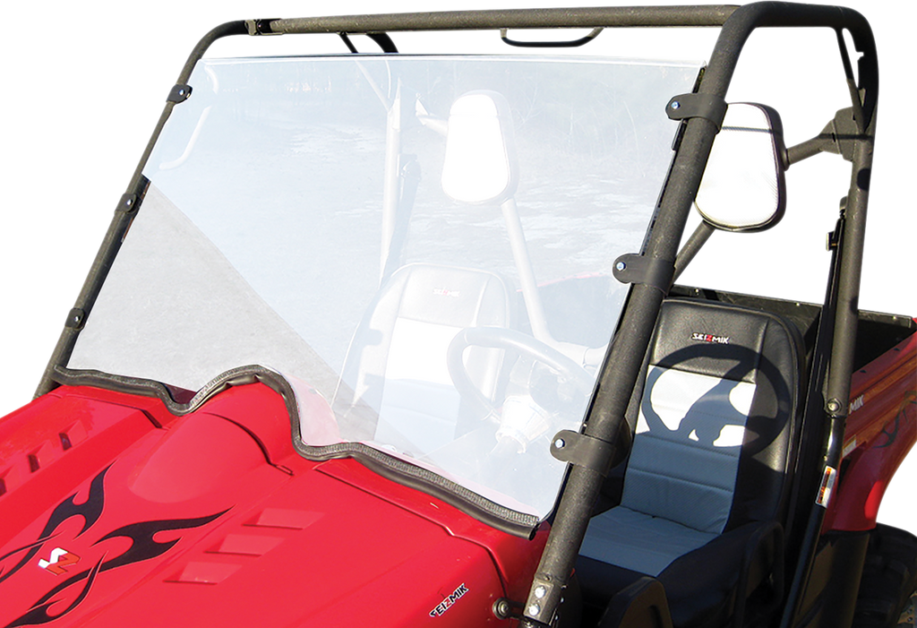 SEIZMIK Full Windshield - Unvented - Rhino 50-23019KIT