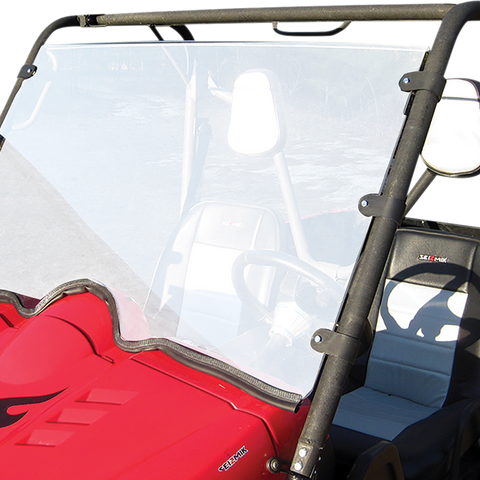 SEIZMIK Full Windshield - Unvented - Rhino 50-23019KIT