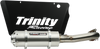 TRINITY RACING Single Stinger Exhaust - Brushed TR-4171F