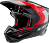 Honda S M5 Helmet Black/Red Glossy Md