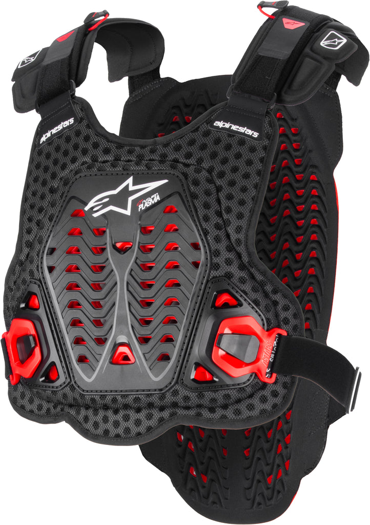 A 5 Plasma Chest Protector Black/Red/White Md/Lg