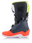 Tech 7s Boots Dark Grey/ Red Fluo/Yellow Fluo Sz 05