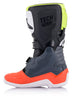 Tech 7s Boots Dark Grey/ Red Fluo/Yellow Fluo Sz 07