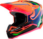 Sm3 Youth Deegan Helmet Orng Flo/Prpl/Pnk Fluo Ym